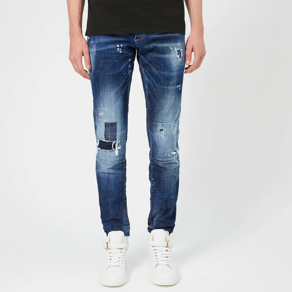 Dsquared2 Men's Toppa Medium Wash Slim Jeans - Blue Image 1