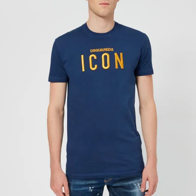 Dsquared2 Men's Fade Dyed Icon Long Fit T-Shirt - Blue