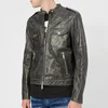Dsquared2 Men's Calf Leather Jacket - Dark Grey - Image 1