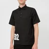 Dsquared2 Men's Stretch Poplin Logo Polo Shirt - Black - Image 1