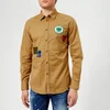 Dsquared2 Men's Stretch Cotton Twill Relaxed Fit Shirt - Camel - Image 1