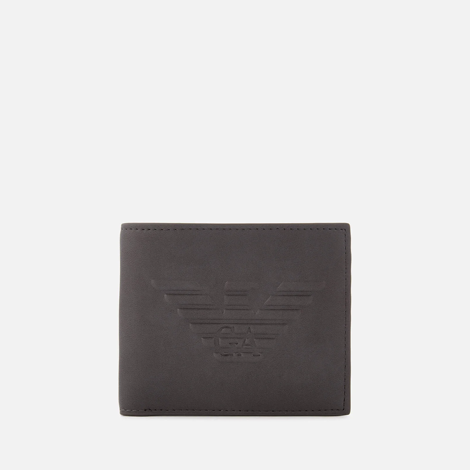 Emporio Armani Men's Small Bi-Fold Wallet - Grey Image 1