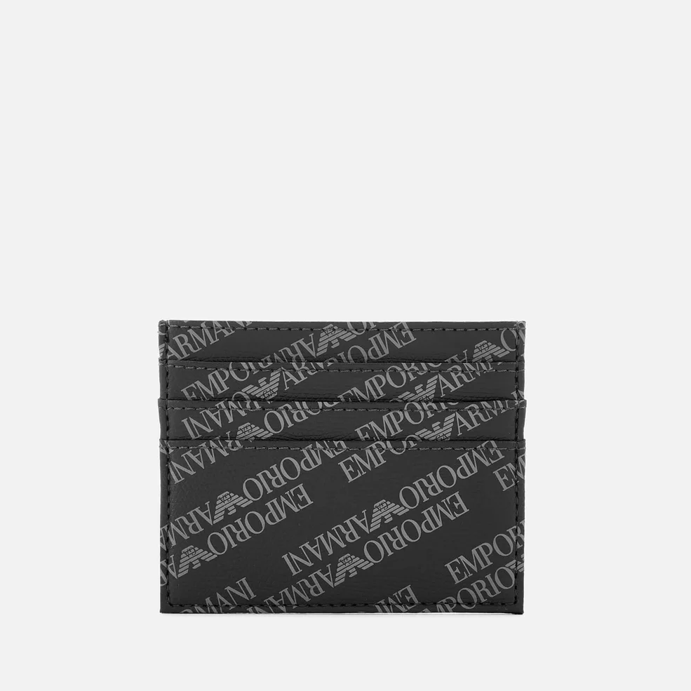 Emporio Armani Men's Credit Card Holder - Black Image 1
