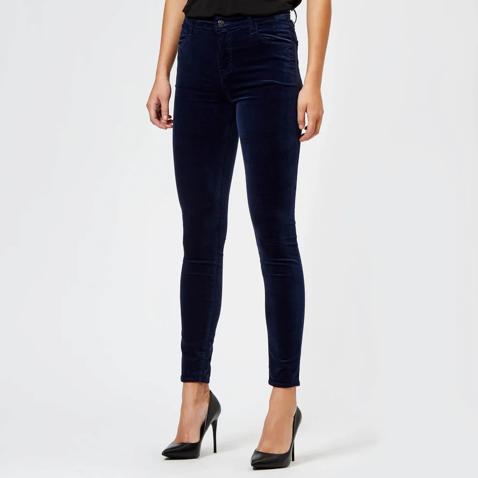 J Brand Women's Maria High Rise Skinny Jeans - Night Out Image 1