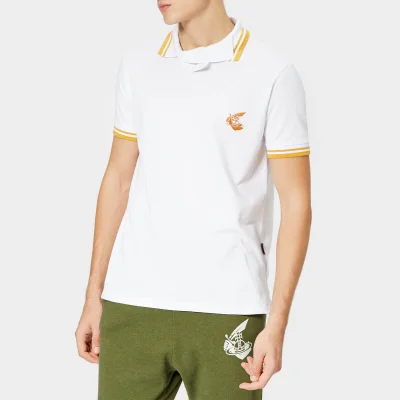 Vivienne Westwood Anglomania Men's Squiggle Polo Shirt - White