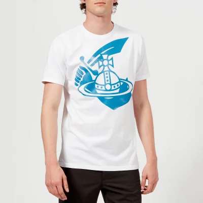 Vivienne Westwood Anglomania Men's Boxy Logo T-Shirt - White