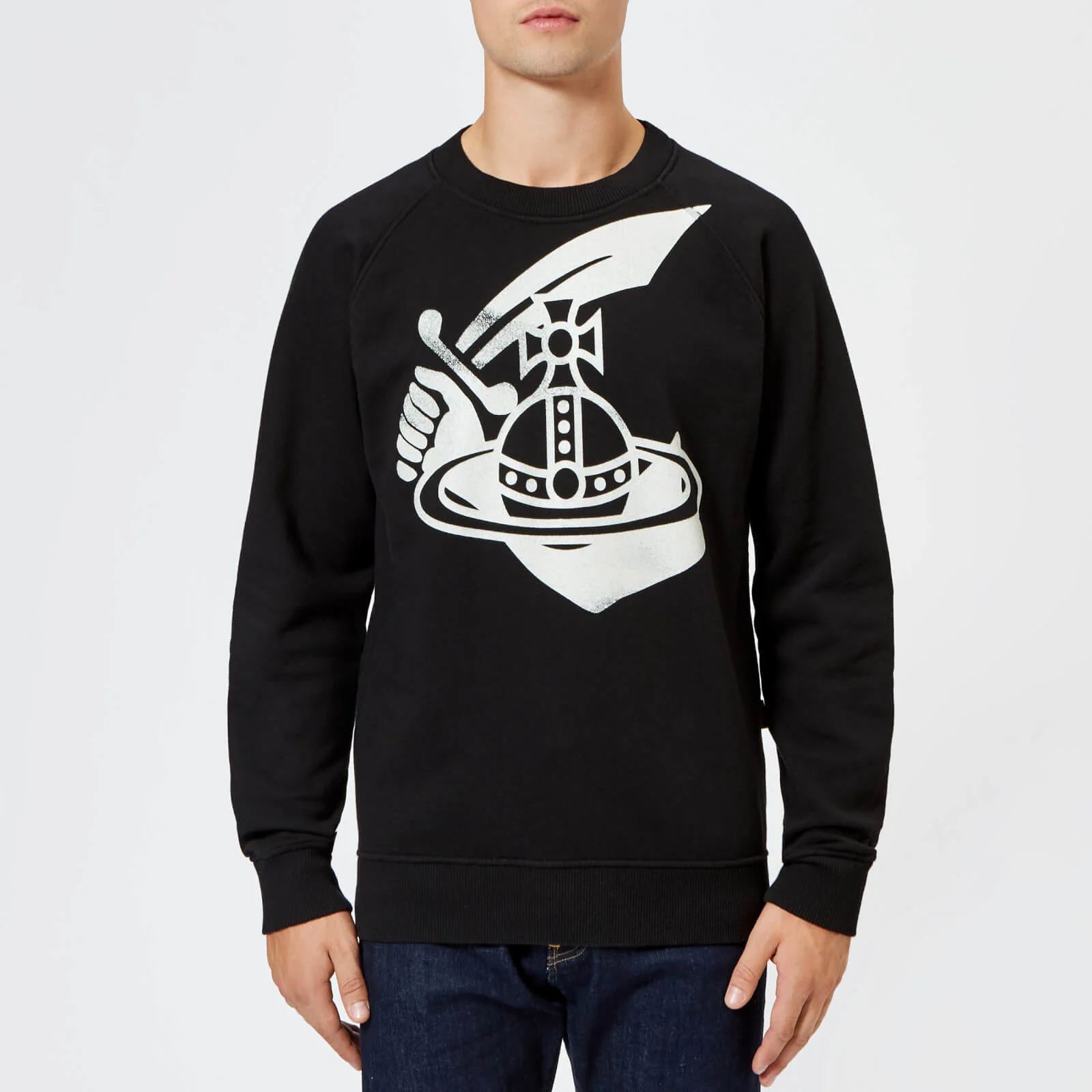 Vivienne Westwood Anglomania Men's Classic Logo Sweatshirt - Black Image 1