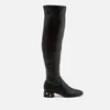 See By Chloé Women's Embellished Heel Thigh High Boots - Nero - Image 1