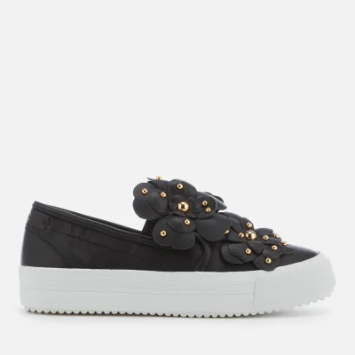 See By Chloé Women's Embellished Slip-On Flatform Trainers - Nero