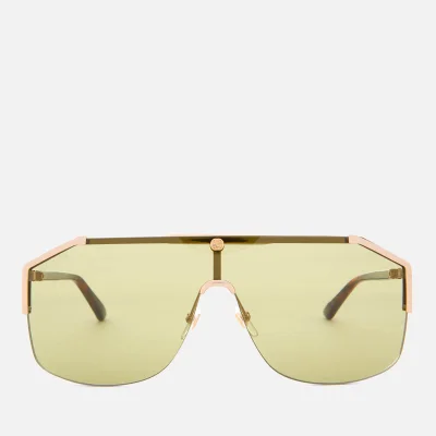 Gucci Men's Metal Angle Sunglasses - Gold/Havana