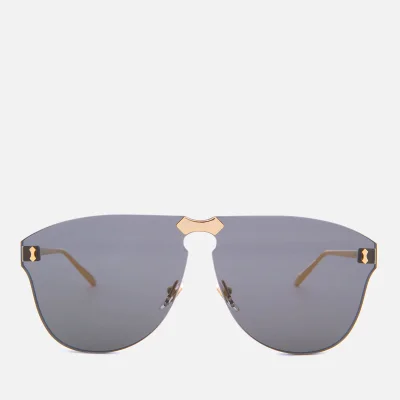 Gucci Metal Frame Sunglasses - Gold/Grey