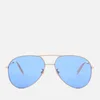 Gucci Metal Frame Sunglasses - Gold/Blue - Image 1