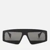 Gucci Women's Acetate Sunglasses - Black/Grey - Image 1