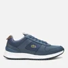 Lacoste Men's Joggeur 2.0 318 1 Textile/Leather Runner Style Trainers - Navy/Dark Blue - Image 1