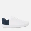 Lacoste Men's Carnaby Evo 318 6 Leather/Suede Trainers - White/Navy - Image 1