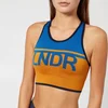 LNDR Women's A-Team Seamless Sports Bra - Blue/Mustard - Image 1