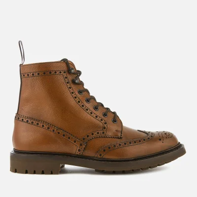Church's Men's Mc Farlane 2 Grained Leather Lace Up Boots - Walnut