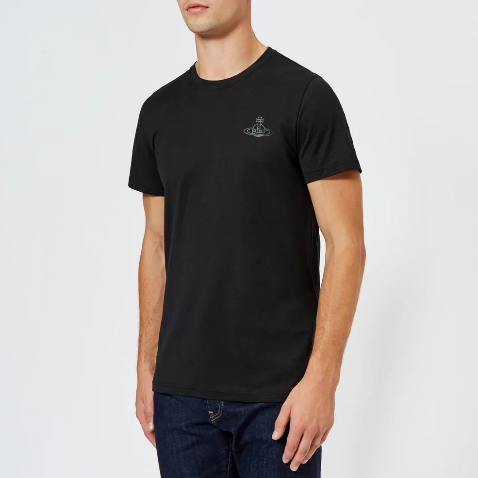 Vivienne Westwood Men's Mercerised Jersey T-Shirt - Black Image 1