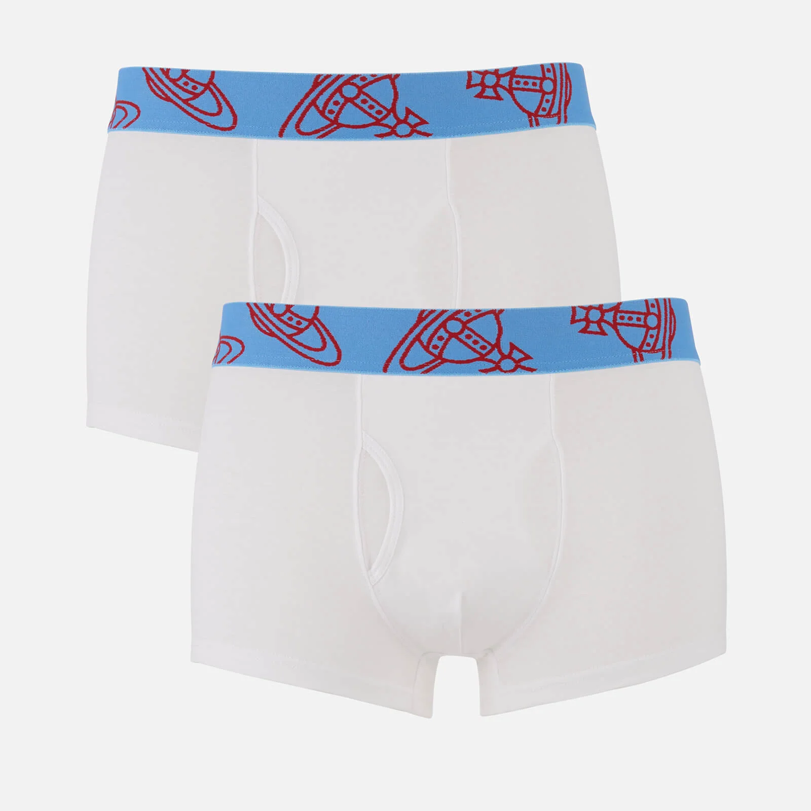 Vivienne Westwood Men's Two Pack Boxer Shorts - White Image 1