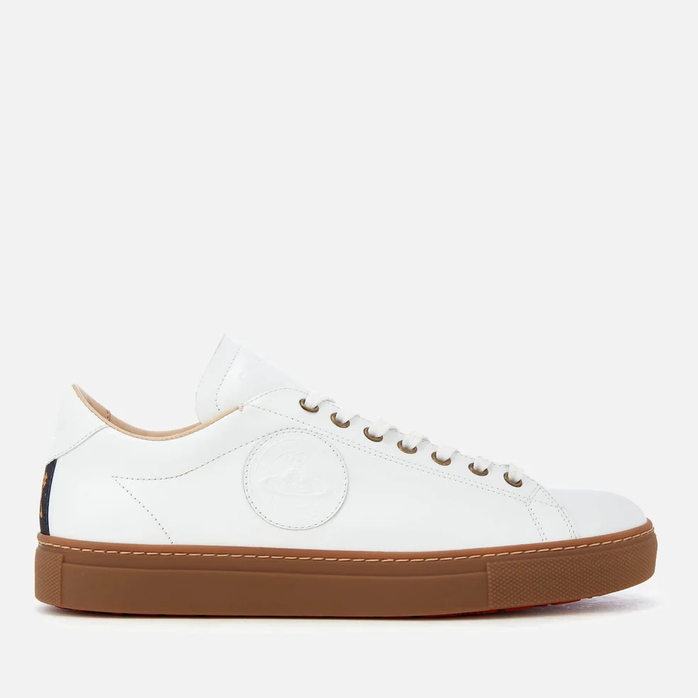 Vivienne Westwood MAN Men's Leather Derby Trainers - White Image 1