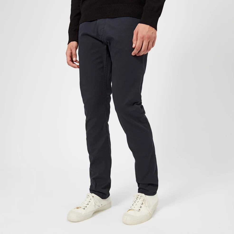Emporio Armani Men's 5 Pocket Slim Gabadine Jeans - Catrame Image 1