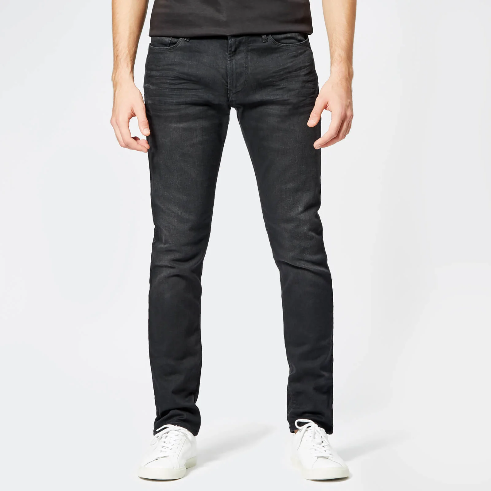 Emporio Armani Men's 5 Pocket Skinny Denim Jeans - Denim Nero Image 1
