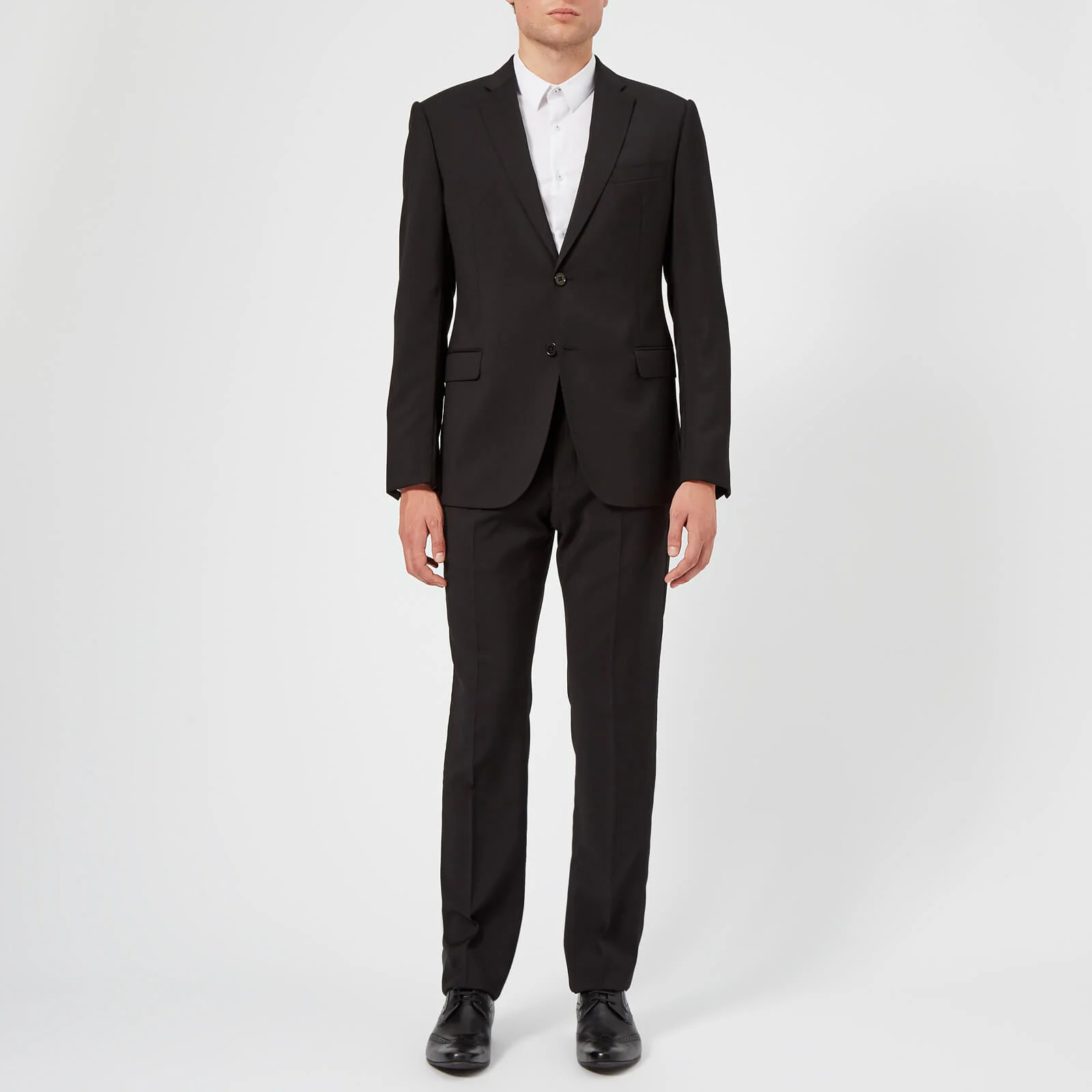 Emporio Armani Men's M Line Single Breasted Suit - Nero Image 1