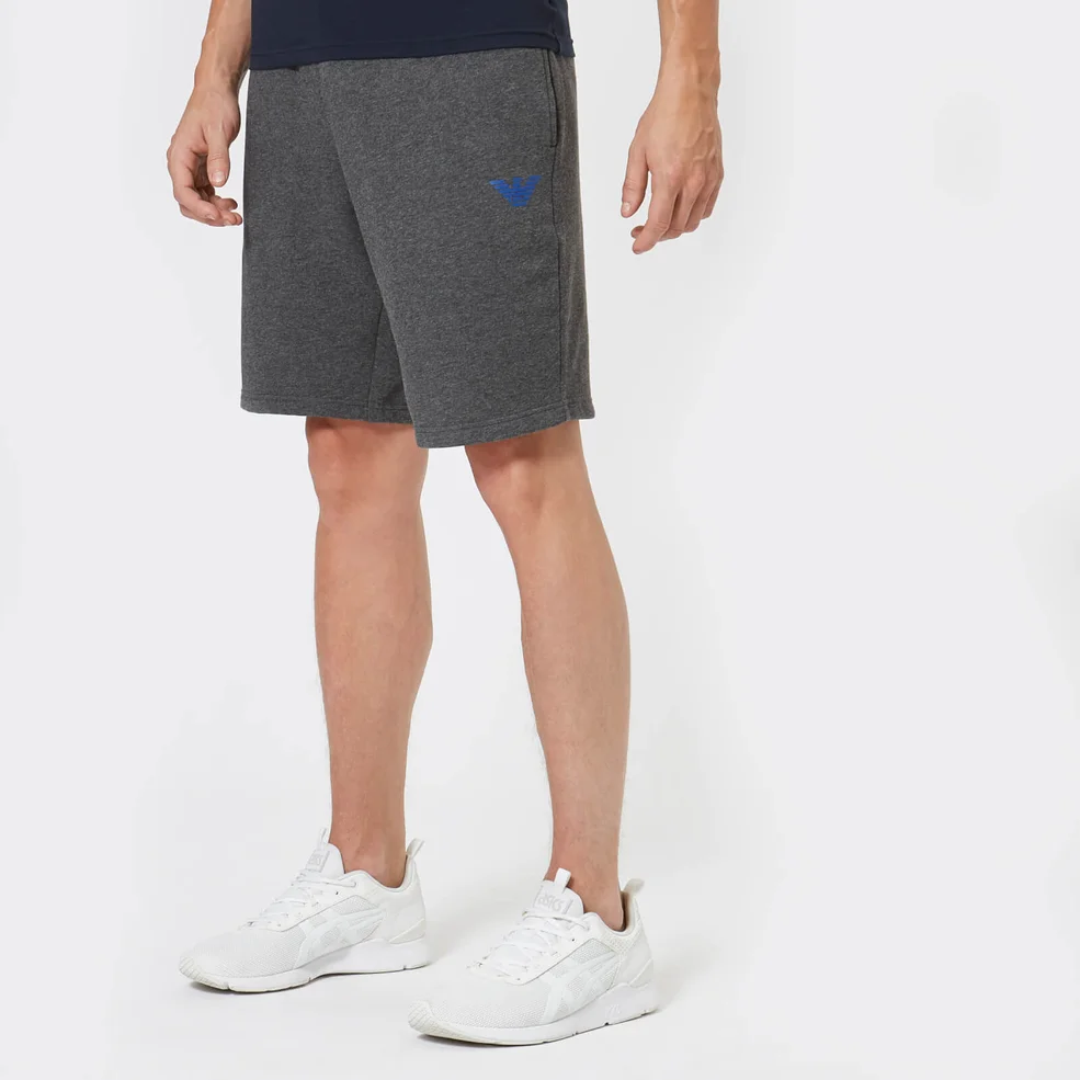 Emporio Armani Men's Sweat Shorts - Grey Image 1