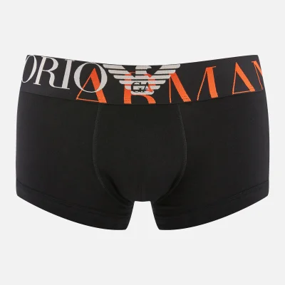 Emporio Armani Men's Single Pack Boxer Shorts - Black