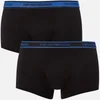 Emporio Armani Men's 3 Pack Boxers - Blue/Black - Image 1