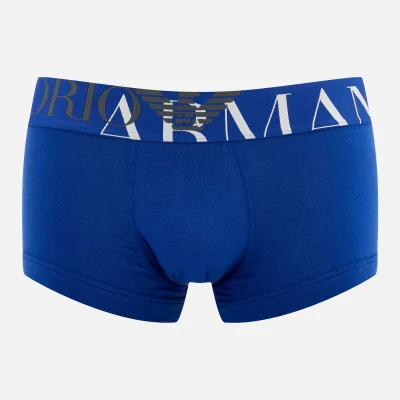 Emporio Armani Men's Single Pack Boxer Shorts - Blue