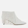 Christopher Kane Women's Crystal Fringed Ankle Boots - White - Image 1