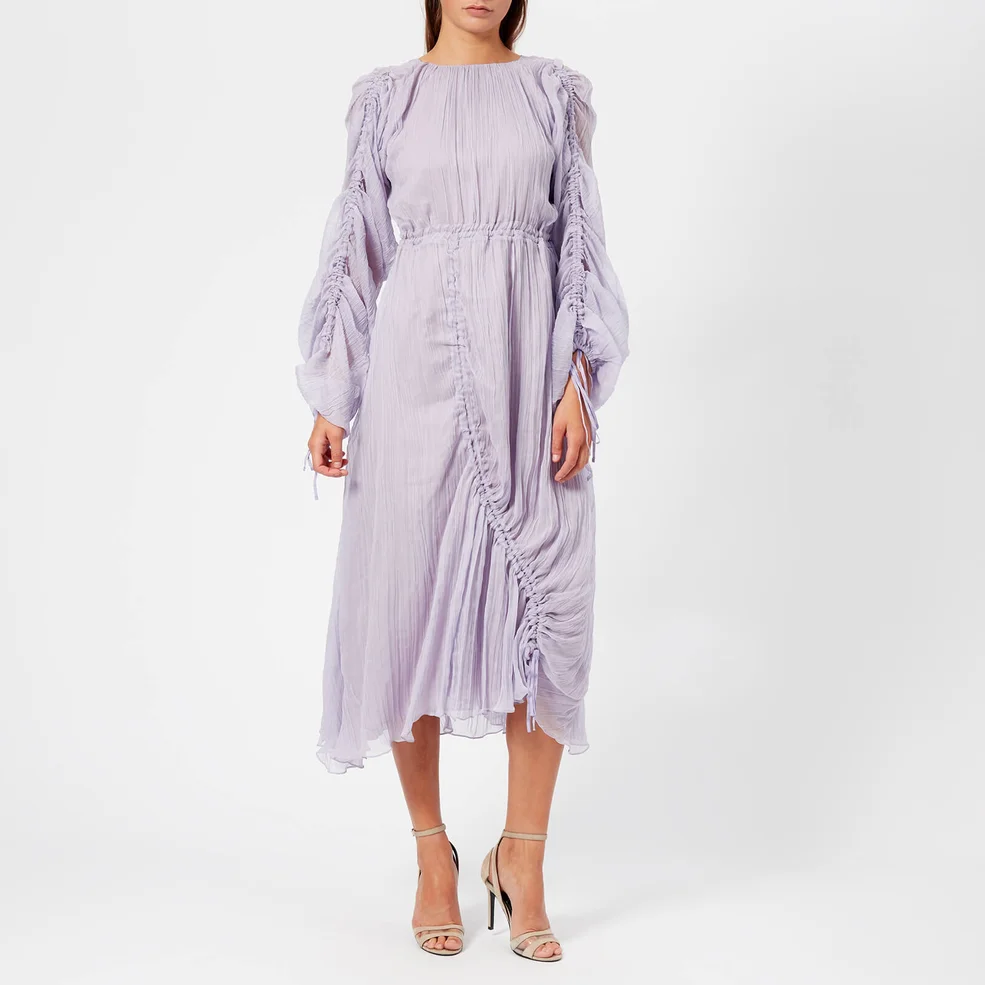 Preen By Thornton Bregazzi Women's Pleated Patricia Dress - Lilac Image 1