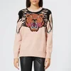 KENZO Women's Claw Hairy Knit Jumper - Sand - Image 1