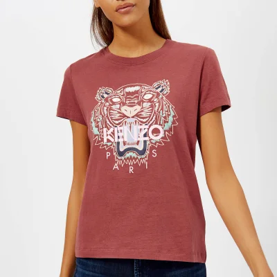 KENZO Women's Classic Tiger Single T-Shirt - Red