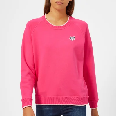 KENZO Women's Light Cotton Molleton Sweatshirt - Deep Fuchsia