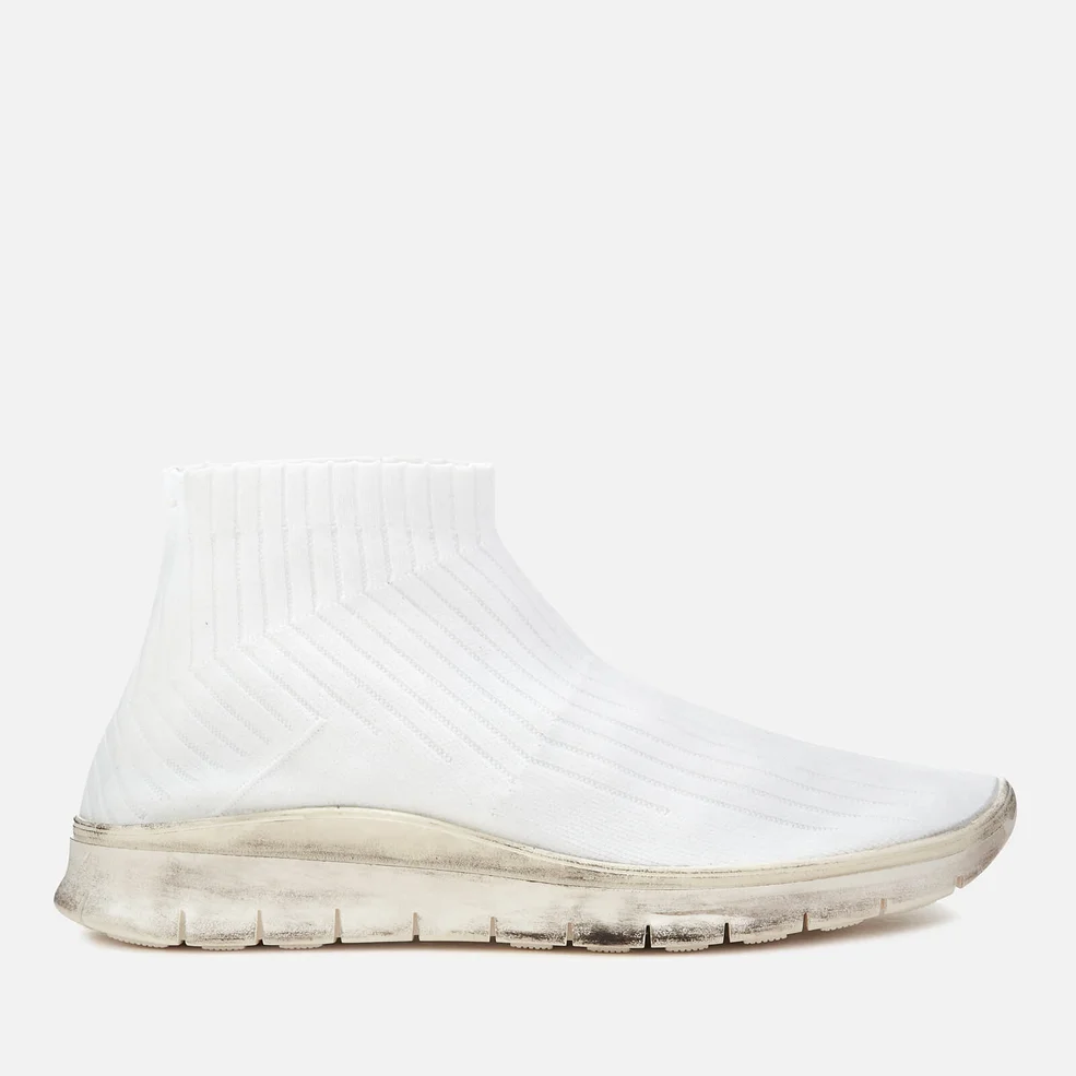 Maison Margiela Men's Knit Sock High Top Trainers - Off White Image 1