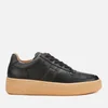 Maison Margiela Men's MM1 Embossed Leather Low Top Trainers - Black - Image 1
