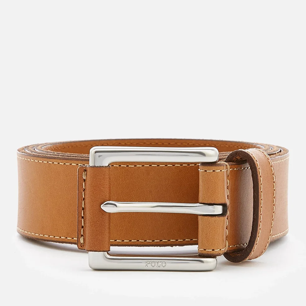 Polo Ralph Lauren Men's Casual Leather Belt - Tan Image 1