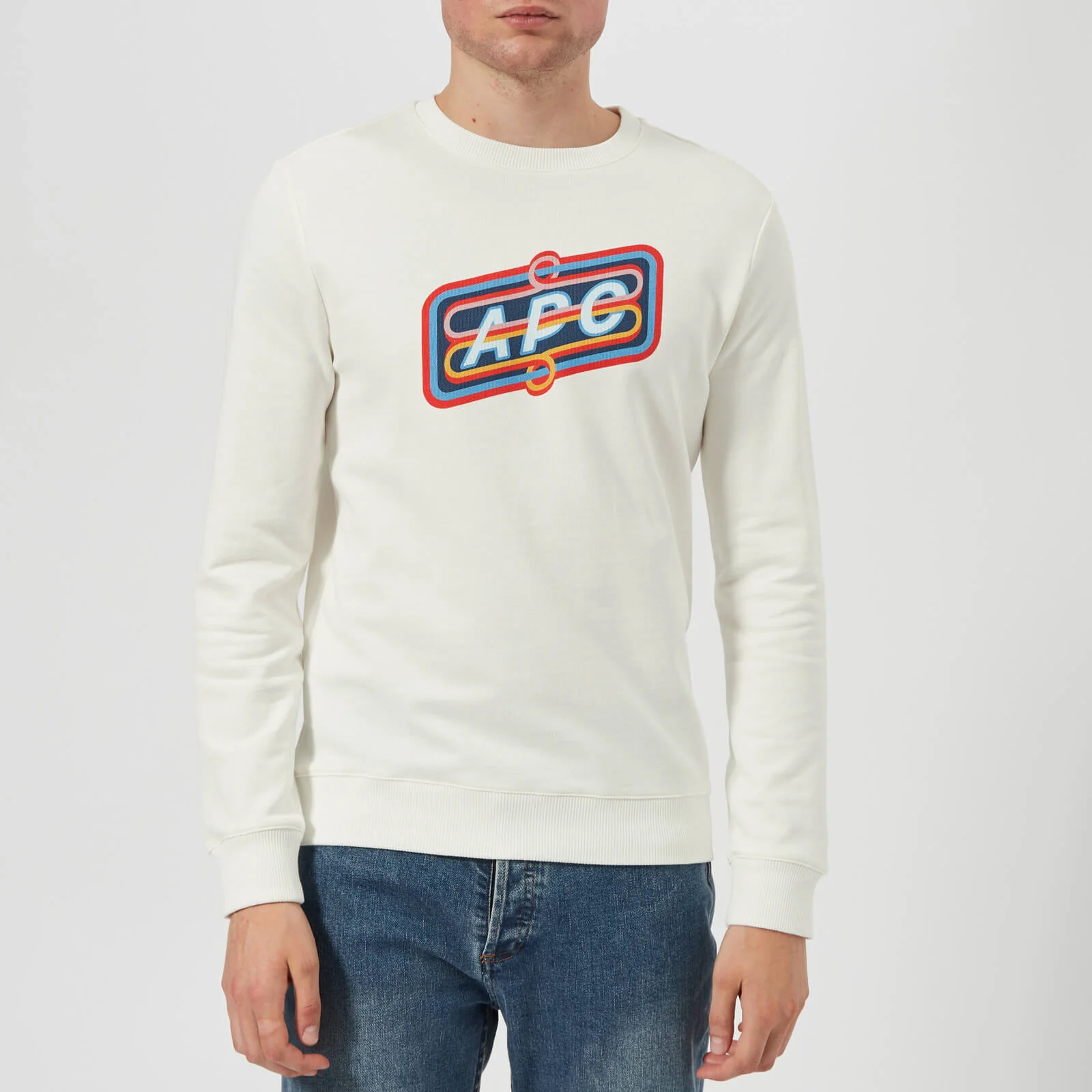 A.P.C. Men's PSY Sweatshirt - Blanc Image 1