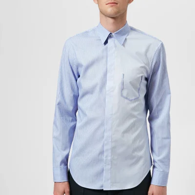 Maison Margiela Men's Classic Stripe Slim Fit Shirt - Blu Stripe