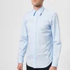 Maison Margiela Men's Cotton Popeline Slim Fit Seam Shirt - Ciel - Image 1