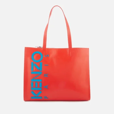 KENZO Women's Logo Small Shopper Bag - Medium Red