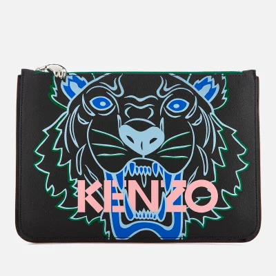 KENZO Women's Tiger A4 Pouch Bag - Black