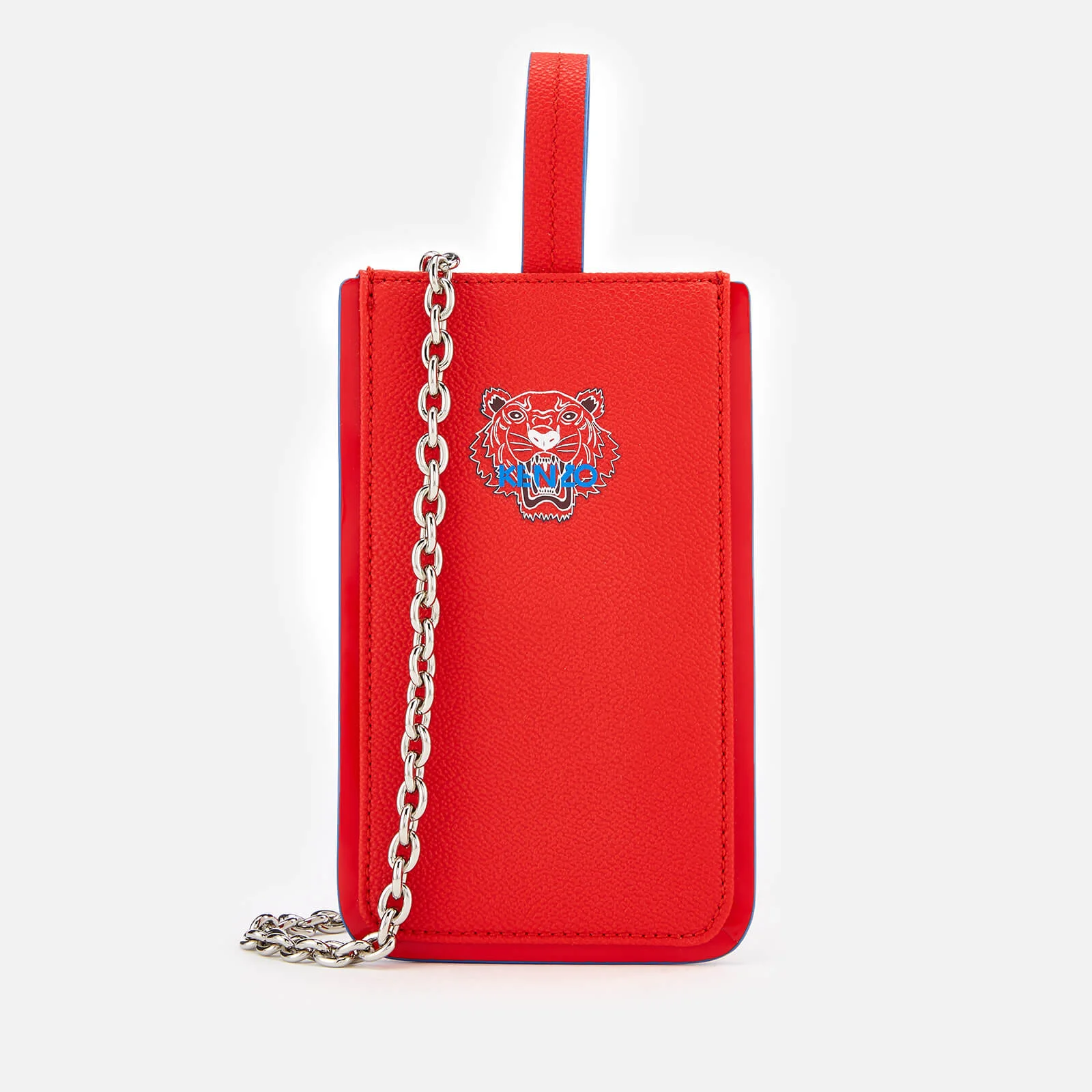 KENZO Women's Tiger Phone Case on Chain - Medium Red Image 1
