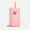 KENZO Women's Tiger Phone Case on Chain - Faded Pink - Image 1
