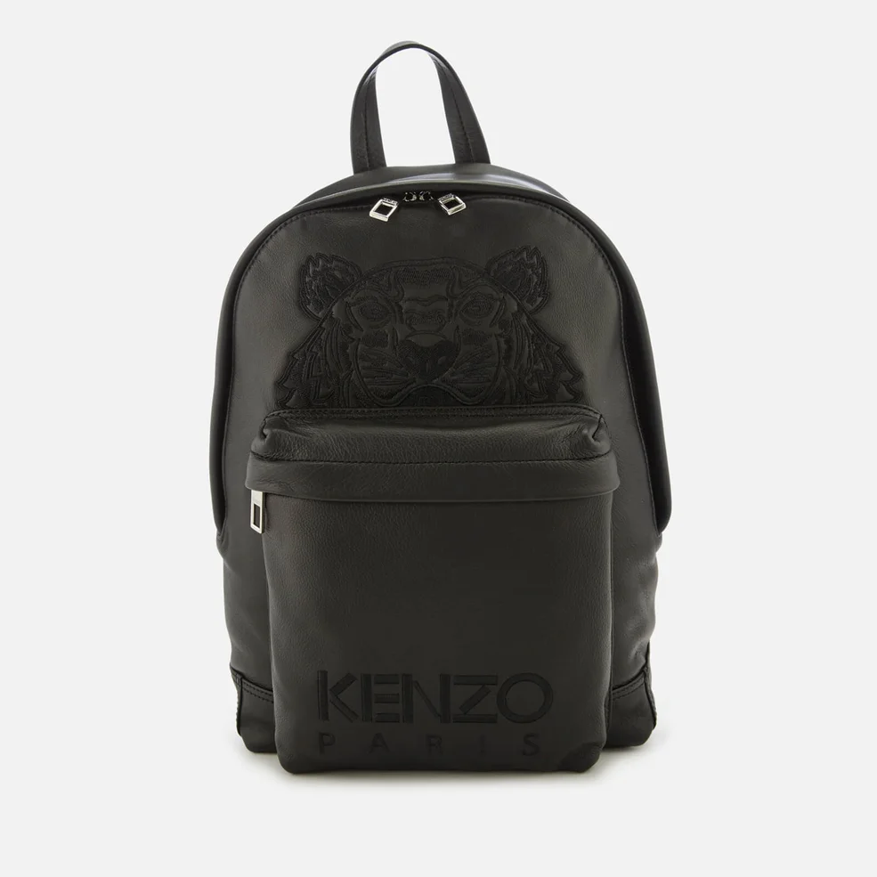KENZO Women's Small Leather Rucksack - Black Image 1