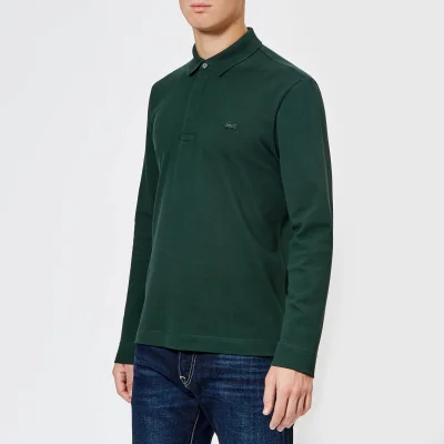 Lacoste Men's Long Sleeve Paris Polo Shirt - Sinople