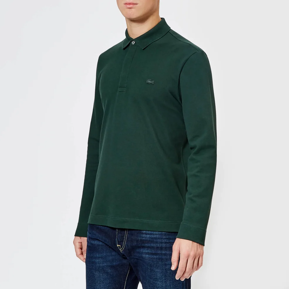 Lacoste Men's Long Sleeve Paris Polo Shirt - Sinople Image 1