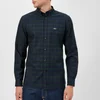 Lacoste Men's Tartan Button Down Shirt - Sinople/Meridian Blue - Image 1